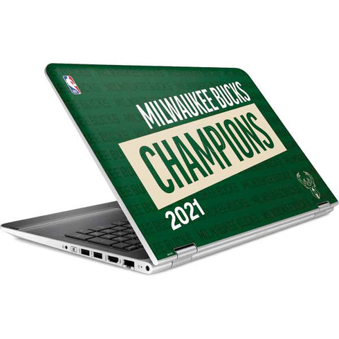 NBA Milwaukee Bucks 2021 Champions HP Pavilion Skin